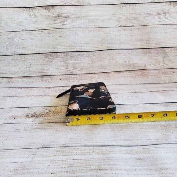 Kate Spade Large Dawn Paper Rose Floral Print Continental Zip Around Wallet - Picture 12 of 13